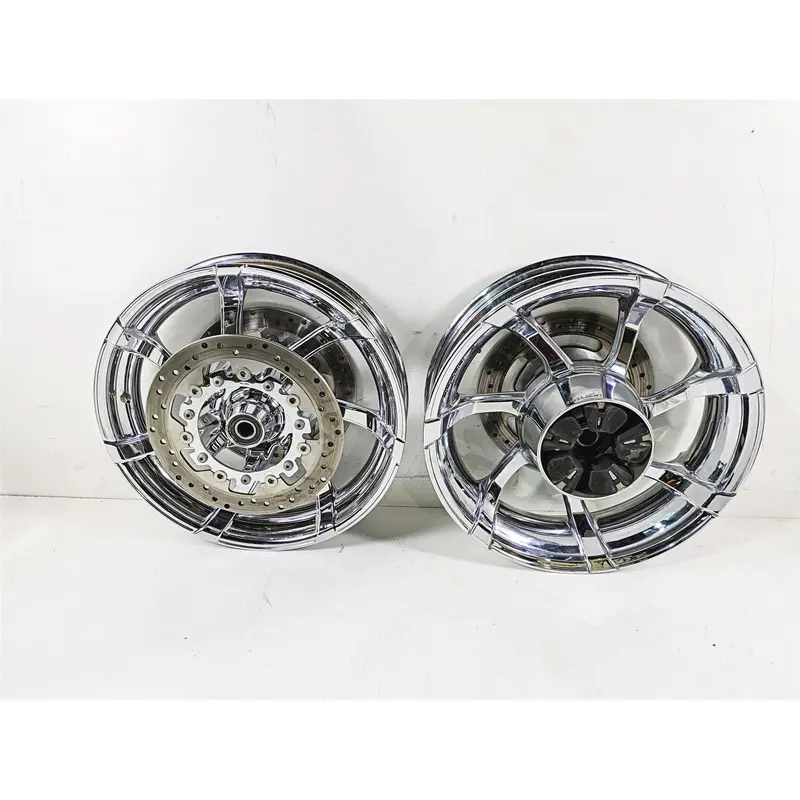 2011 Harley Touring CVO E-Glide Front Rear Agitator Chrome Wheel Set 47957-10