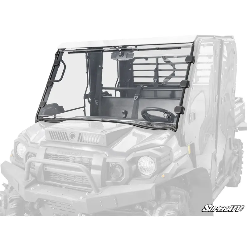 Kawasaki Mule Pro Scratch-Resistant Full Windshield