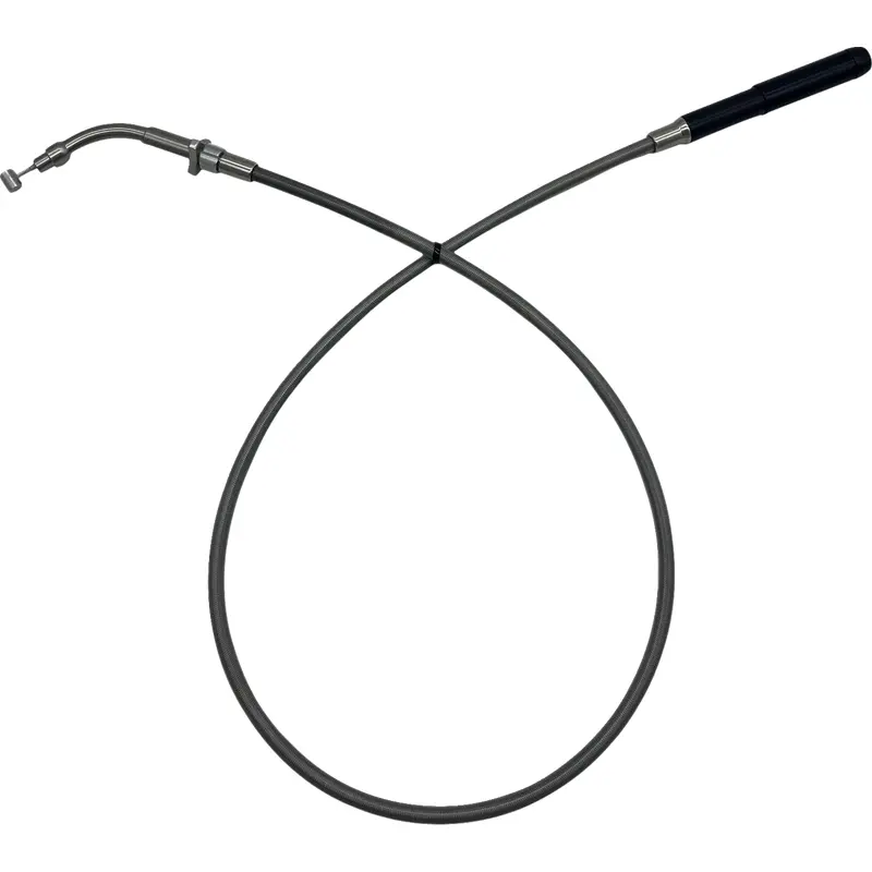 FAT BAGGERS INC. EZ Install Upper Clutch Cable - FLHX/FLTR,SE - +8" - Braided 108008