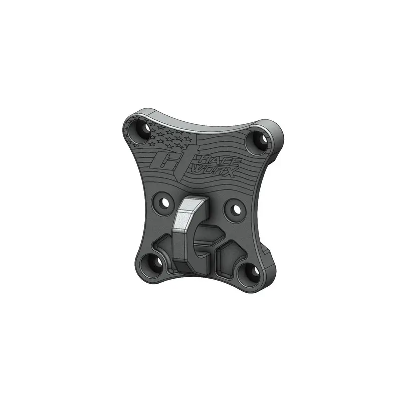 Maverick X3 Billet Proof Radius Rod Plate with Tow Ring