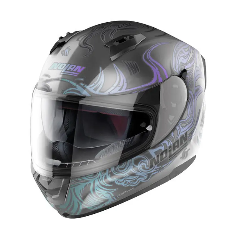 Nolan N60-6 Full Face Helmet - grey/violet