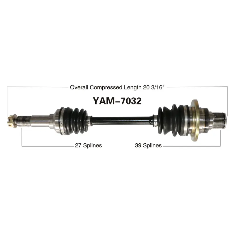 2002 Yamaha YFM660f Grizzly rear right CV axle shaft TrakMotive YAM-7032