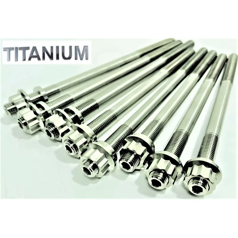 Can-Am Commander 800 800R MAX Ti Head Studs Strongest Titanium Cylinder Stud Kit