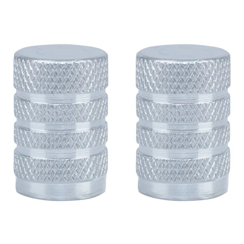 Oxford Gripper Valve Caps - Silver