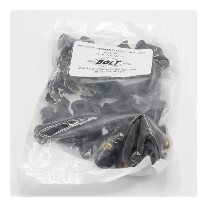 BOLT WINDSCREEN FASTENER WELL NUT 50 PACK (WSF-NUT-50) #BLTWSFNUT