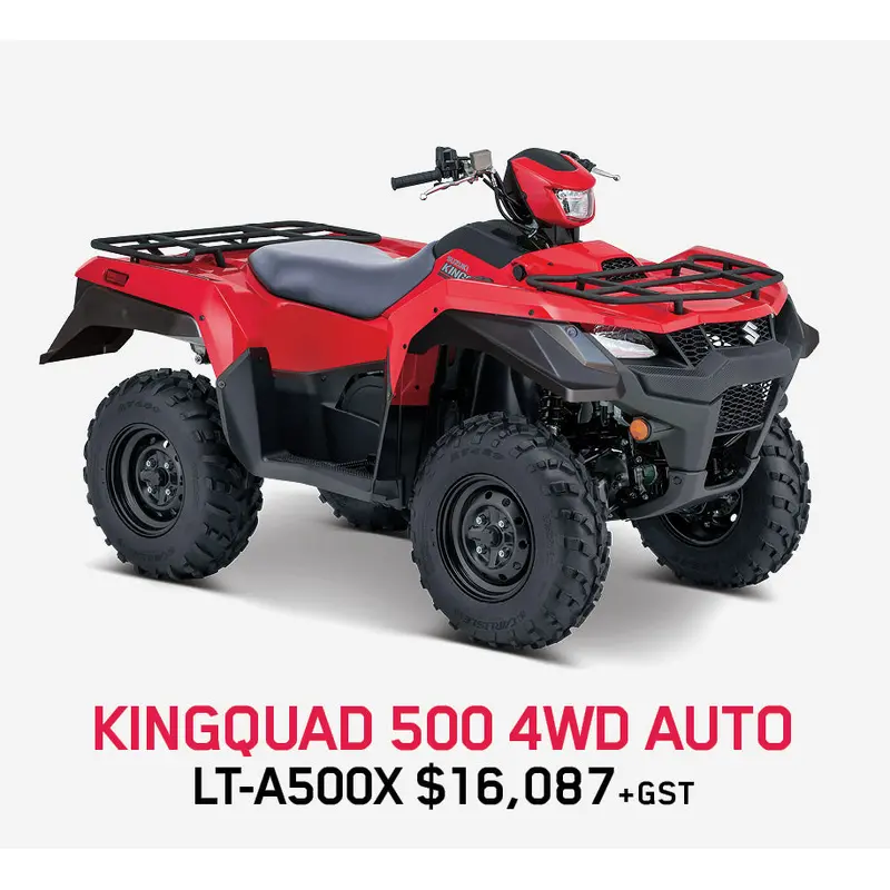 SUZUKI LTA500X KINGQUAD 500 -  SAVE $1000!! MY24