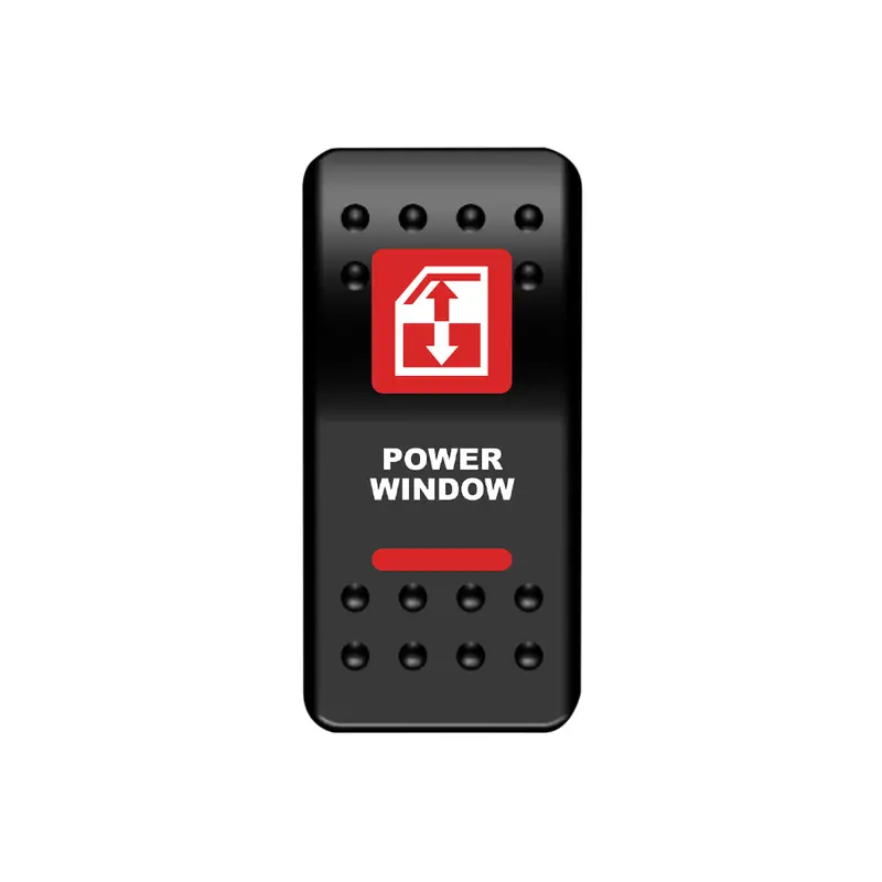 Moose Offroad - Rocker Switch - Power Window - Red