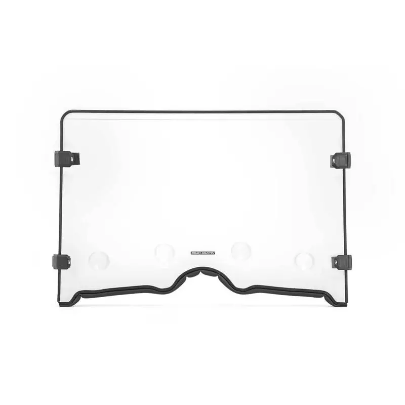 Rough Country Yamaha Rhino Scratch Resistant Vented Full Windshield