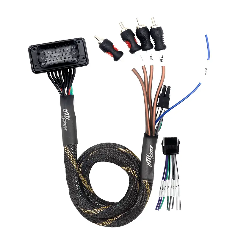 RZR Pro Series Ride Command Front & Rear RCA Output + Speaker Wire & Remote