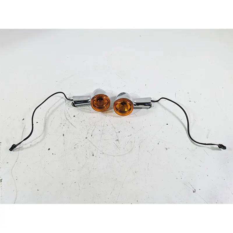 2005 Harley Softail FLSTFSE CVO Fat Boy Rear Blinker Turn Signal Set 69196-03