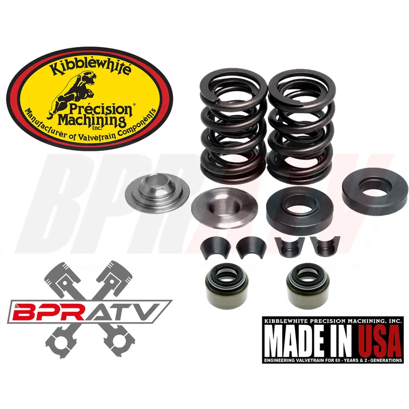 Grizzly 350 YFM350 YFM 350 Kibblewhite Racing Spring Kit Valve Stem Seals 07-14