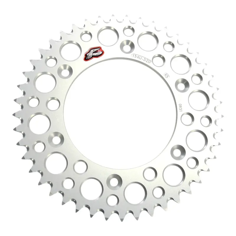Renthal Sprocket Rear Silver 47T Alloy 7075 T6 Grooved Honda