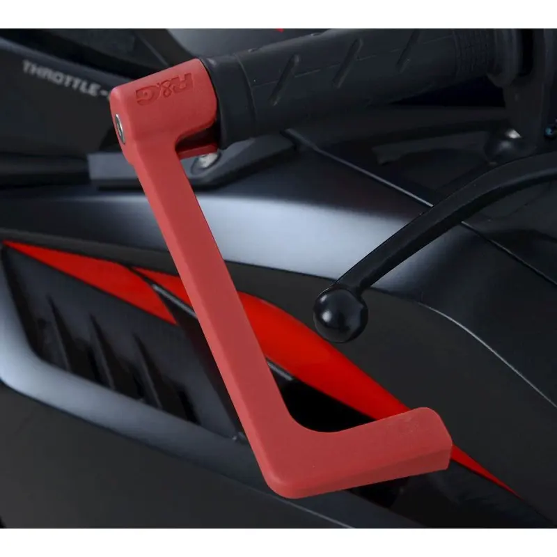 R&G Racing Red Moulded Lever Guard For 2024 Yamaha XSR900