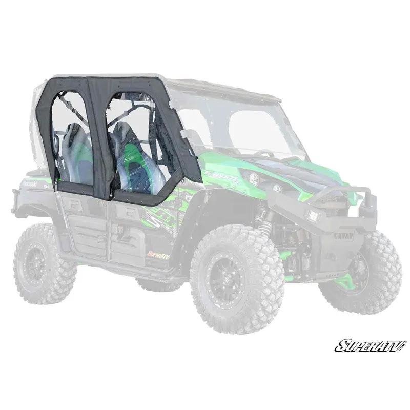 SuperATV Kawasaki Teryx 4 Primal Soft Cab Enclosure Upper Doors