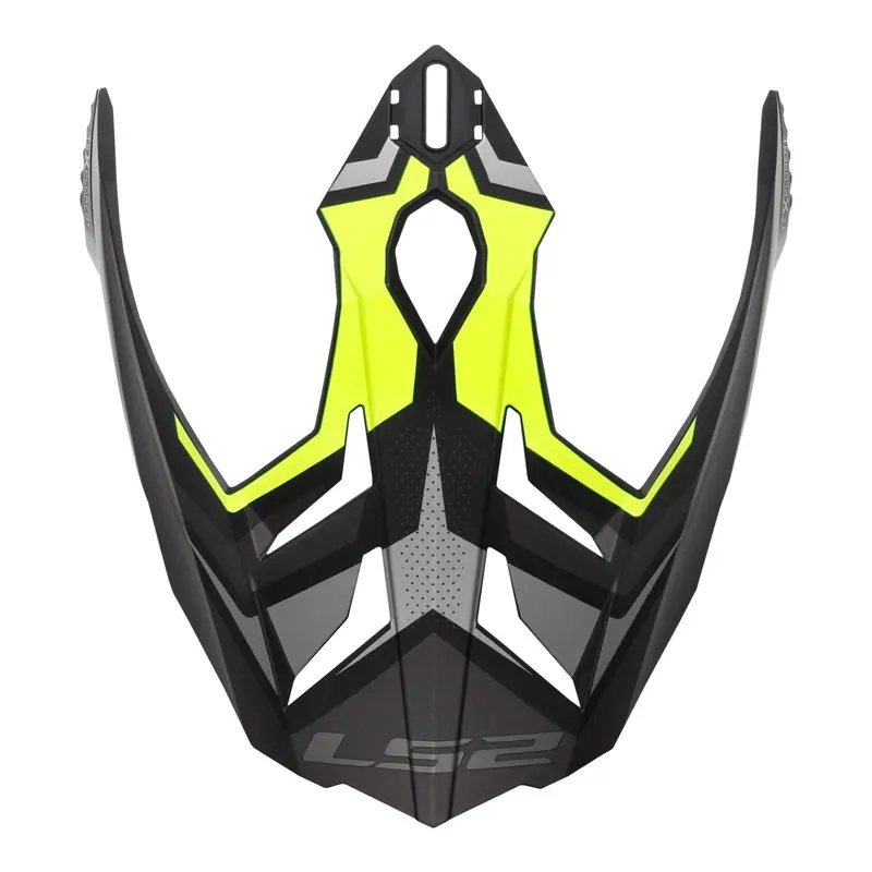 LS2 MX701 Explorer Peak Focus M. - Titanium / Hi-Vis Yellow