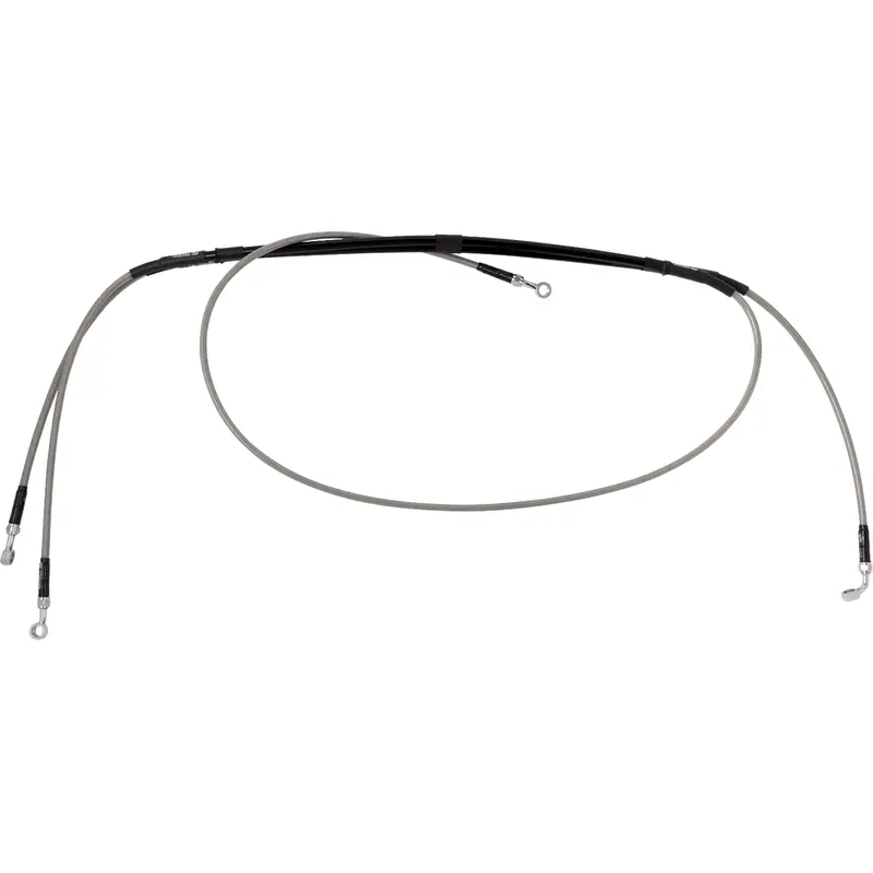 MOOSE OFFROAD Brake Line Pair - Stainless Steel B05-1-018/P