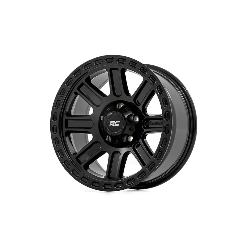 Rough Country 84 Series Wheel | Gloss Black | 17x8.5 | 6x5.5 | +25mm | 84172512