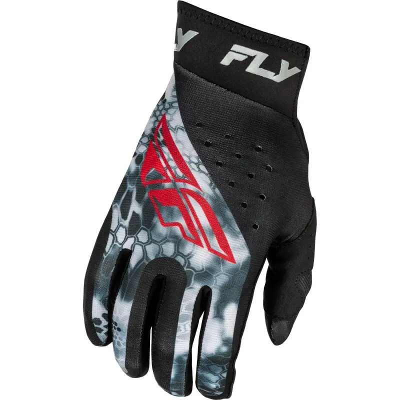 Pro Lite Kryptek Gloves Black/Red/Grey Lg