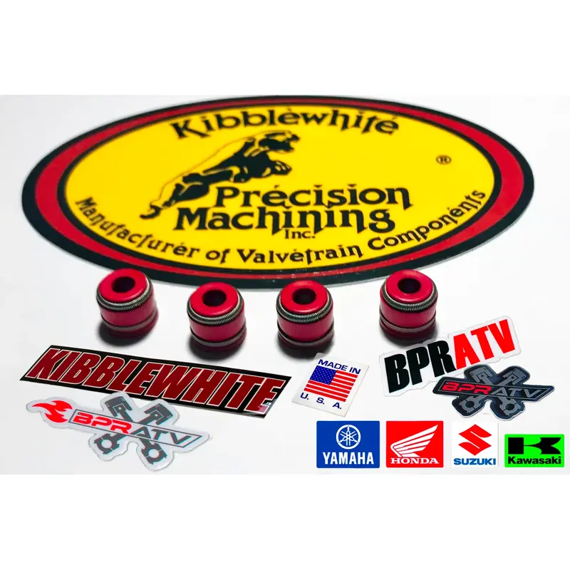 99+ Honda TRX400EX TRX 400EX 400X Head Valve Stem Guide Seals RED Seals Set of 4