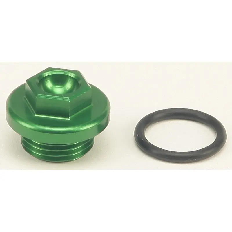 WORKS OIL FILLER PLUG GREEN 24-198