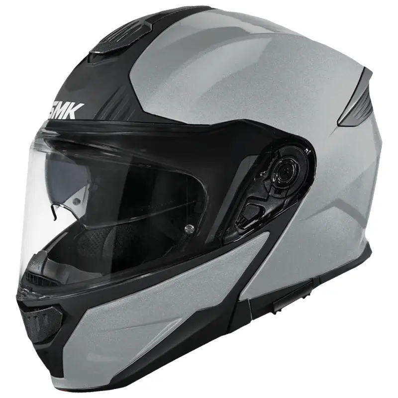 SMK Gullwing Unicolour Grey  Helmet