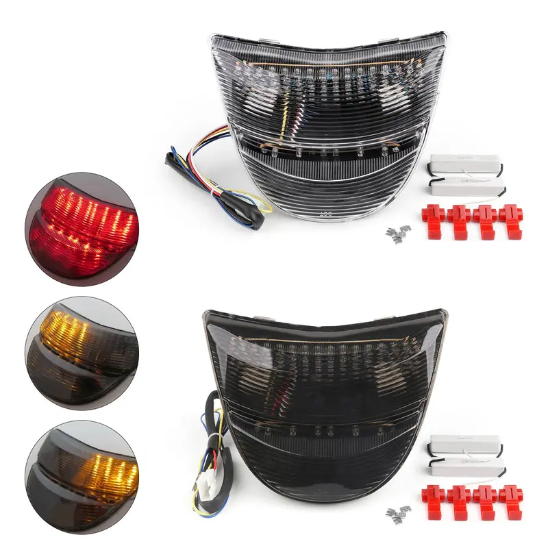 2002-2003 Honda CBR 954 Integrated LED TailLight Turn Signals Clear