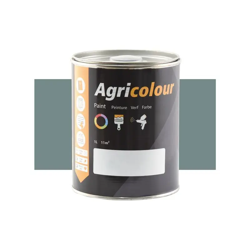 Agricolour - Green Gloss Paint 1L Tin - Sparex Part No. S.89589