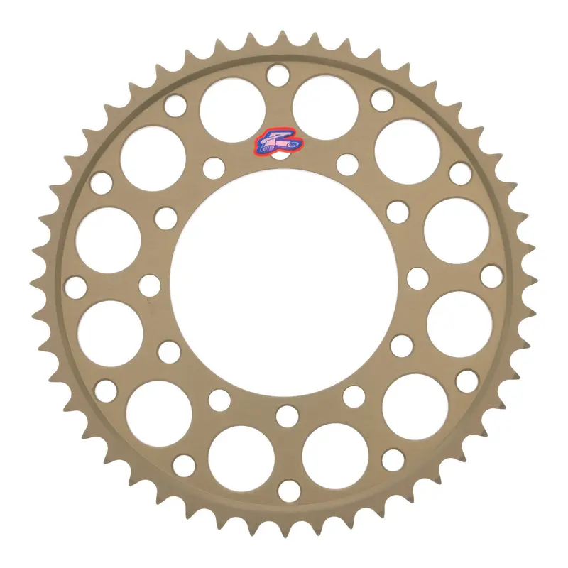 Renthal Sprocket Rear Silver 48T Alloy 7075 T6 Grooved Kawasaki
