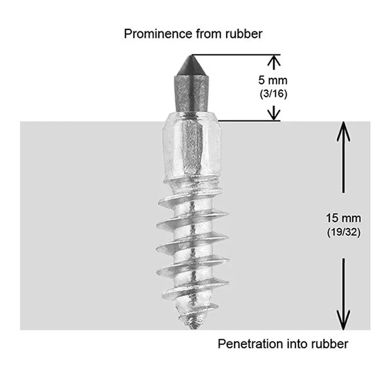IGRIP STANDARD RACING STUDS 20MM 1000PK (ST-201000R)