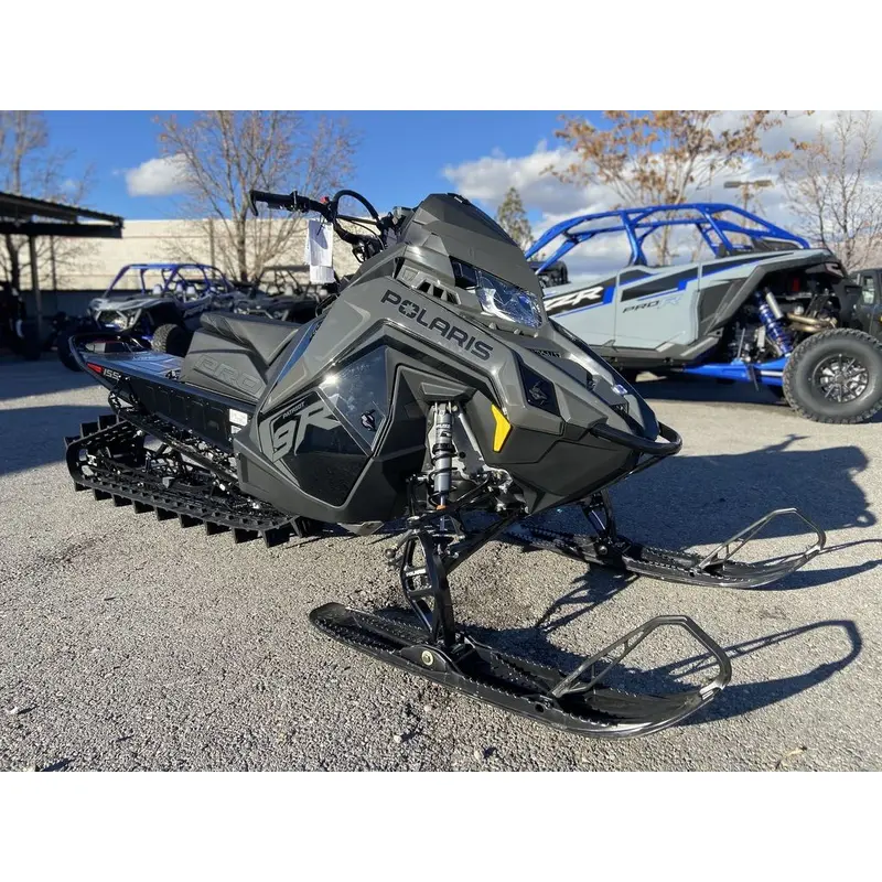 New 2025 Polaris Boost PRO RMK 155 Shadow Gray / Gloss Black