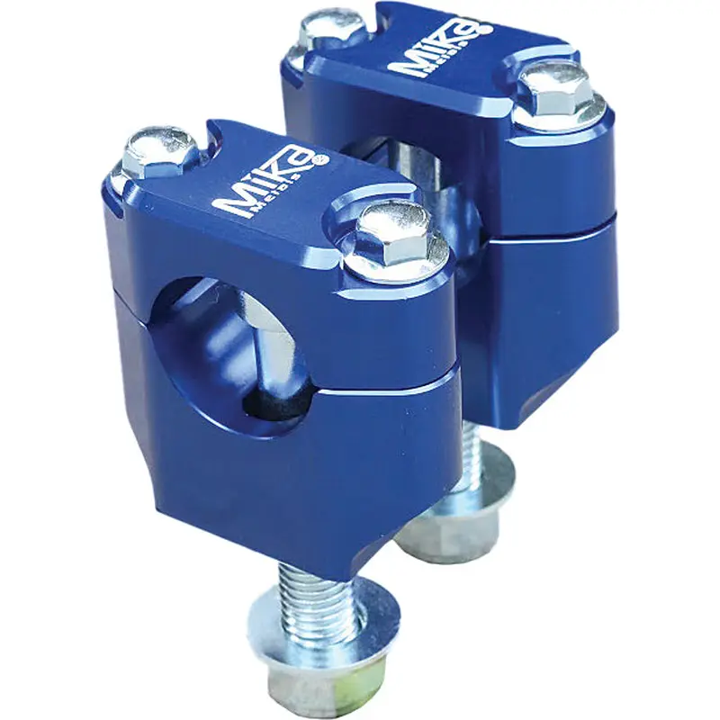 Bar Clamps Rubber Mounted 7/8" Blu