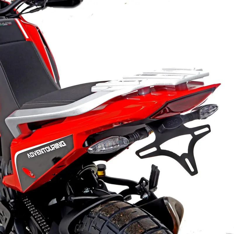 R&G Racing Black Tail Tidy License Plate Holder For 2023-2024 Moto Morini X-Cape 649