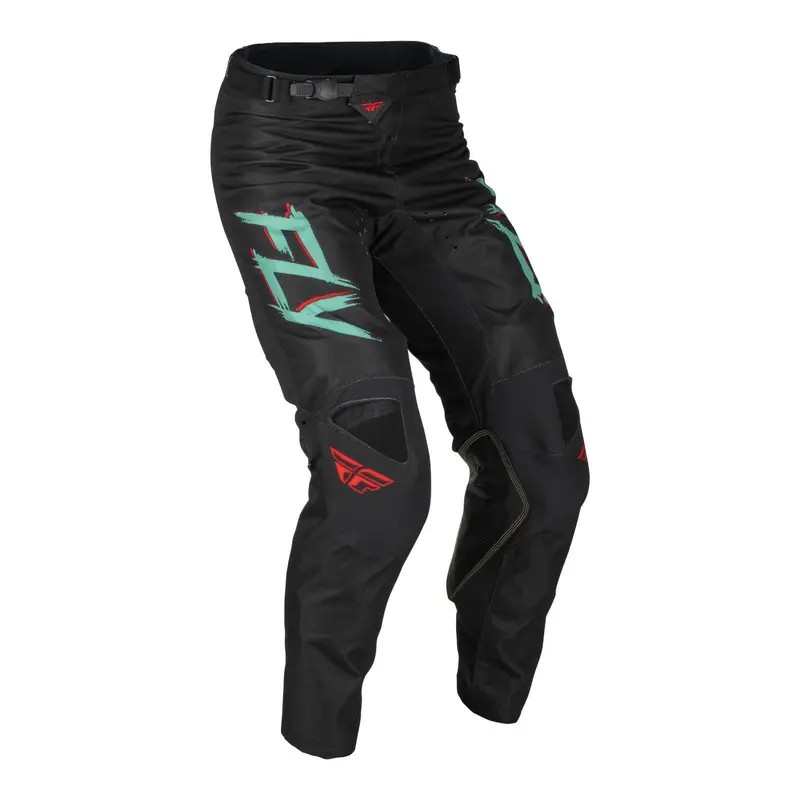 Fly Racing Kinetic Special Edition Rave Pant - Black / Mint / Red