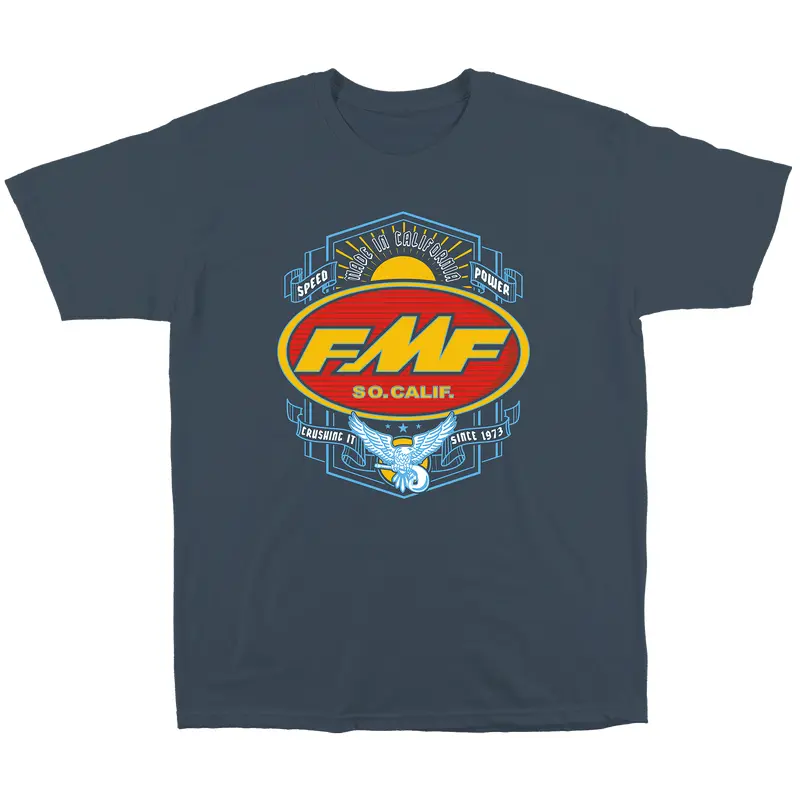 Blacksmith Tee Steel Blue Lg