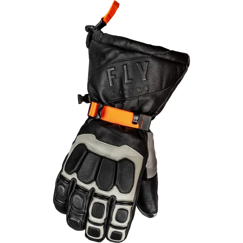 Fly Racing - Glacier Gloves Black/Grey/Orange Xl