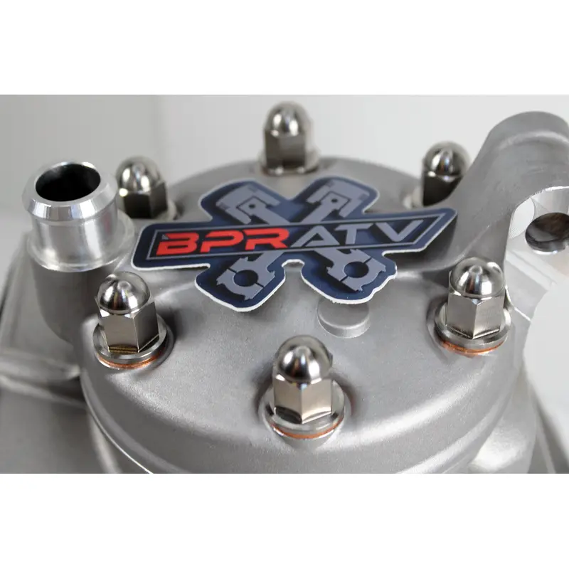 BPRATV YZ250 YZ 250 Stock Bore Replacement Cylinder Head Kit Titanium Acorn Nuts
