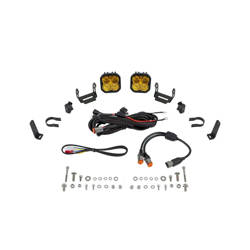 Diode Dynamics SS3 Bumper LED Pod Light Kit For 2020-2023 Polaris RZR Pro