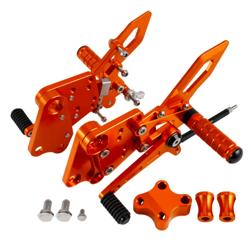 66Bhp CNC Adjustable Rearset Footrest Rear Sets for KTM 250 Duke