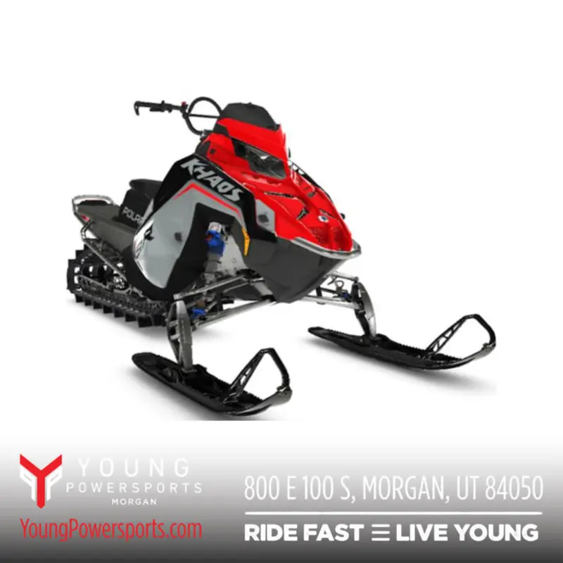 New 2025 Polaris 9R RMK KHAOS 155 Storm Gray / Indy Red