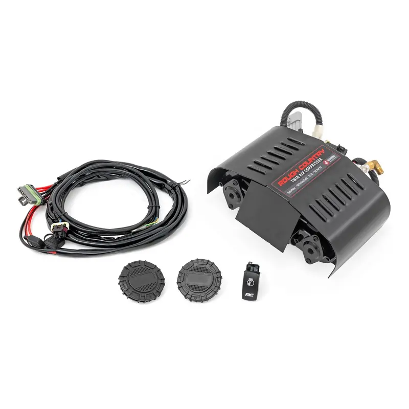 Twin Motor Air Compressor Kit | 12 Volt | 6.16 CFM | RS205A