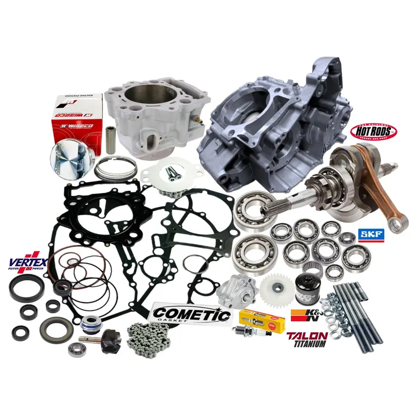 Rhino 700 Crankcases Cases Rebuild Kit Complete Top Bottom End Motor Engine Kit