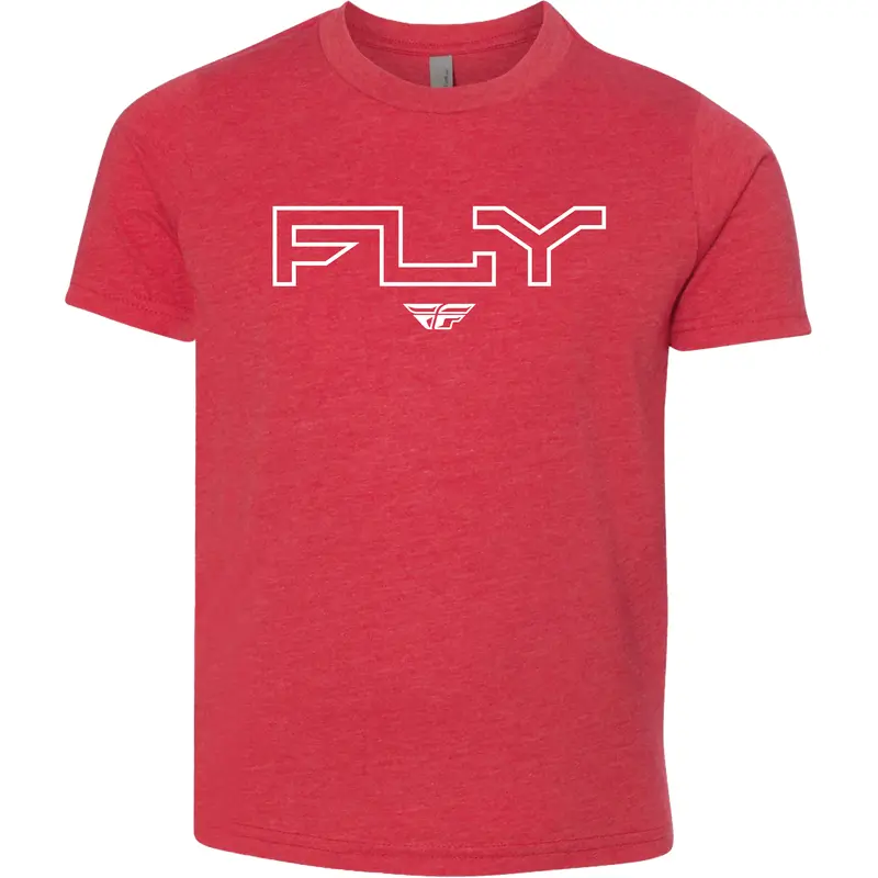 Youth Fly Edge Tee Red Ym