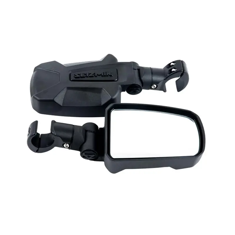 Pursuit Side View Mirror (Pair ? Cast Aluminum) ? Adjustable Clamp