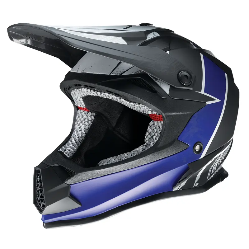 Z1R Youth F.I. Helmet - Fractal - MIPS? - Matte Black/Blue - Small 0111-1511
