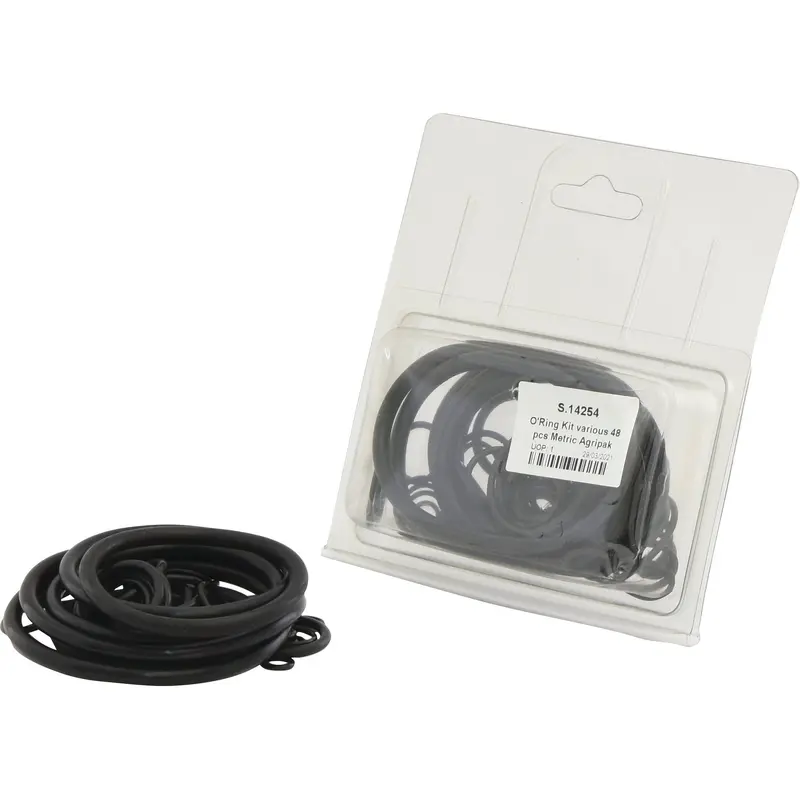 O\\'Ring Kit various 48 pcs Metric Agripak - S.14254