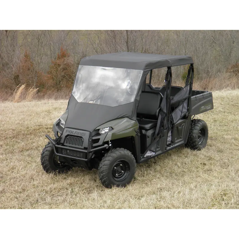 Polaris Ranger Full-Size Crew 570 - 6 Passenger - Vinyl Windshield/Top Combo