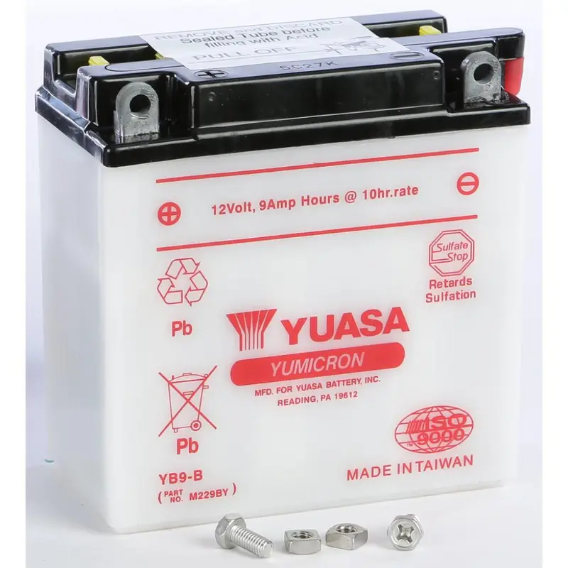 Yuasa Battery Yb9 B Conventional
