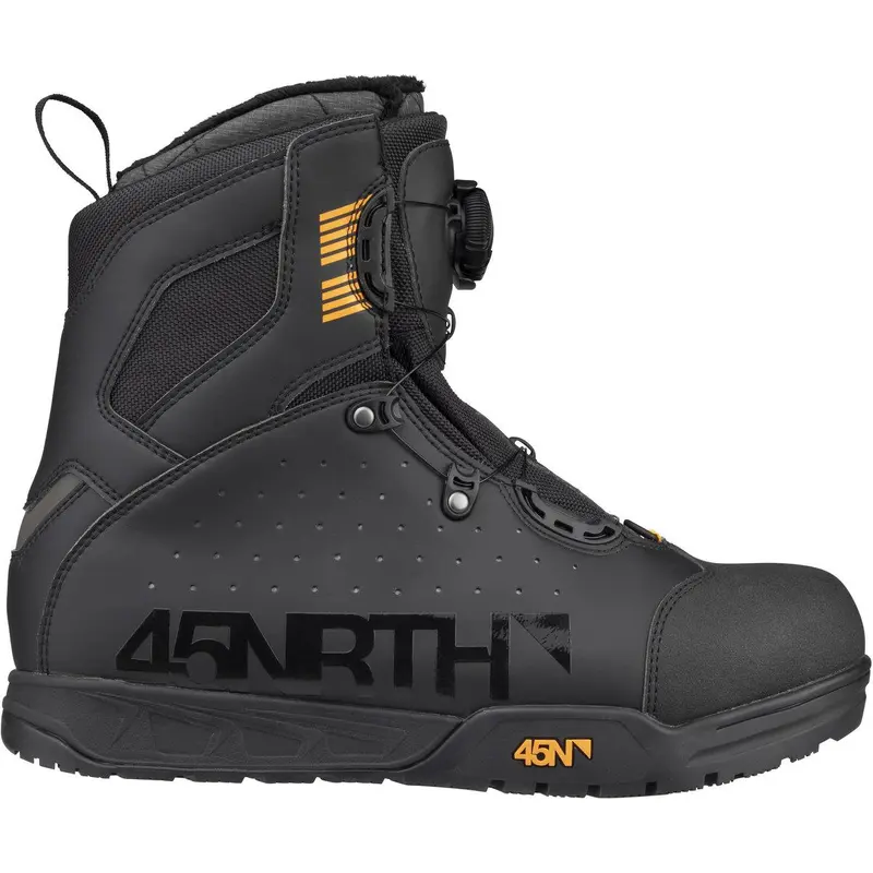 45NRTH - Wolvhammer Cycling Boot: 11 BOA Closure Black Size 45