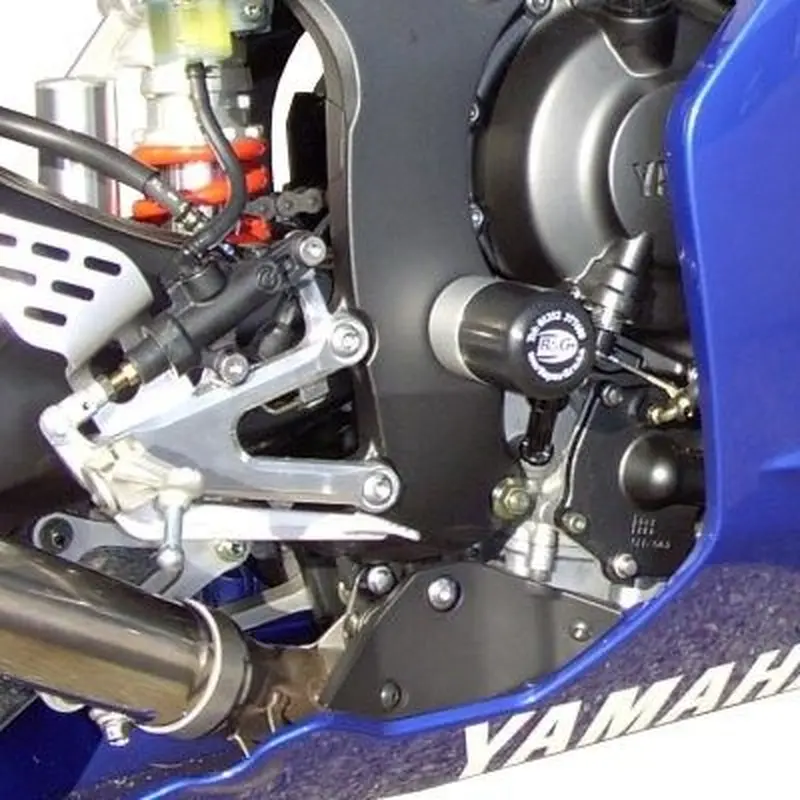 R&G Racing White Classic Style Crash Protectors For 2003-2005 Yamaha YZF R6