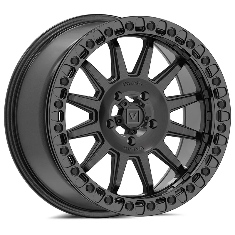 V09 Beadlock UTV Wheel Brushed Charcoal